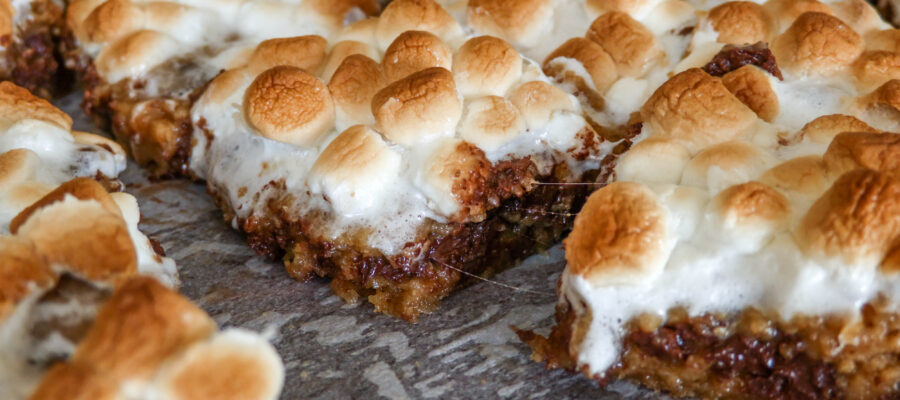 Cannabis Infused S’mores Cookie Bars