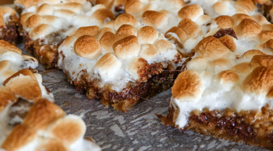 Cannabis Infused S’mores Cookie Bars