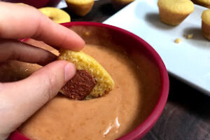 Mini Cannabis Corn Dog Muffins - The perfect tailgating snack! | laurengaw.com/lifeabovetheclouds