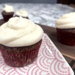 Cannabis Red Velvet Cupcakes with Cream Cheese Frosting - A little something special for your Valentine | laurengaw.com/lifeabovetheclouds