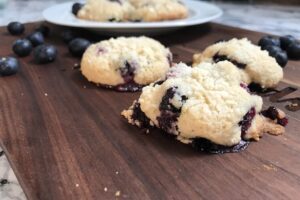 Cannabis Blueberry Muffin Top Cookies - because we all know the top of the muffin is the best part! | laurengaw.com/lifeabovetheclouds