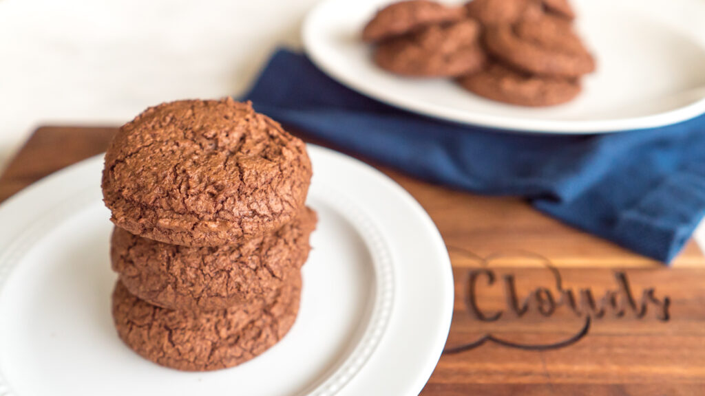 Dark Chocolate Espresso Cookies || Life Above the Clouds