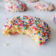 Infused Birthday Cake Confetti Cookies