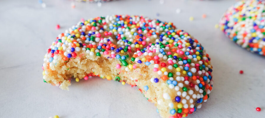 Birthday Cake Confetti Cookies || Life Above the Clouds