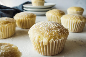 Kentucky Butter Cake Cupcakes || Life Above the Clouds